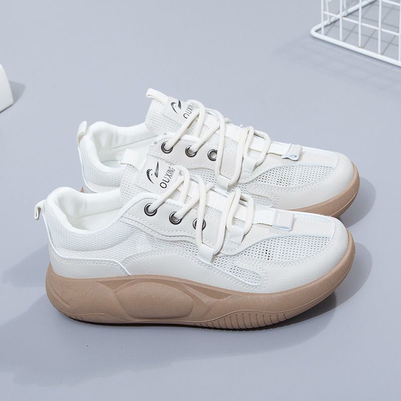 Mesh Thick Soled Sneakers
