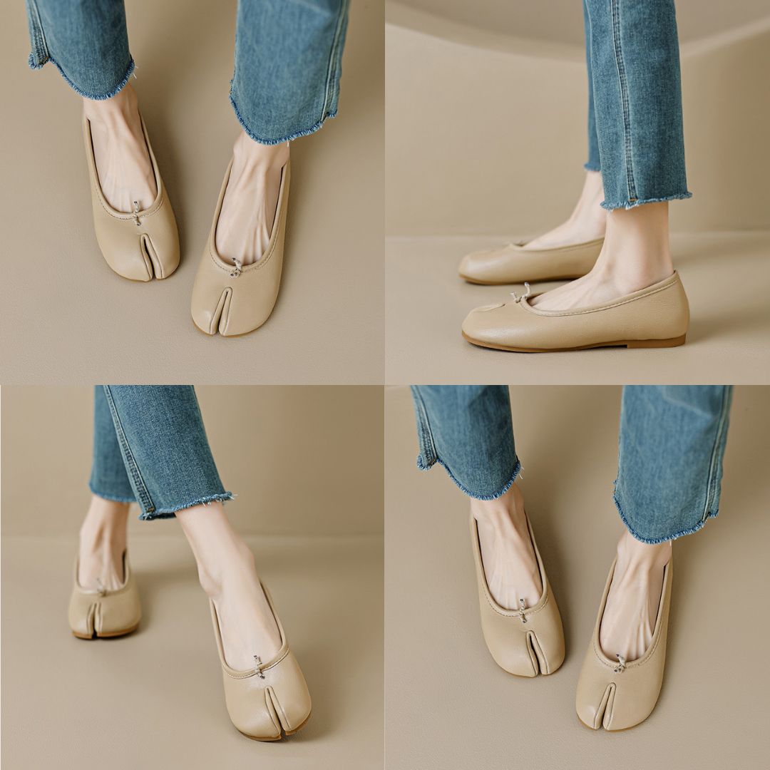 French Soft Sole Split Toe Shoes