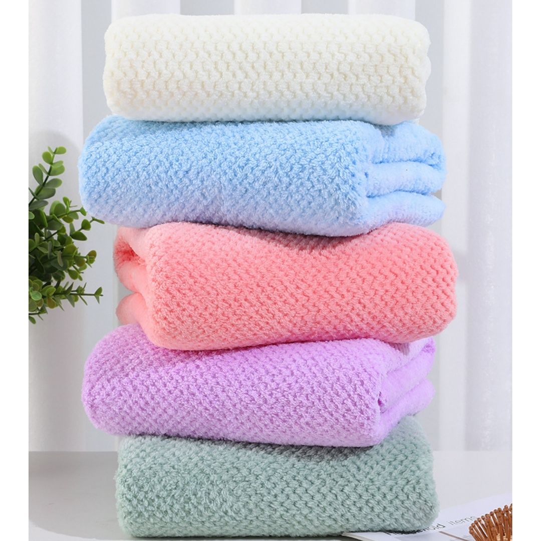 珊瑚絨毛巾浴巾套裝