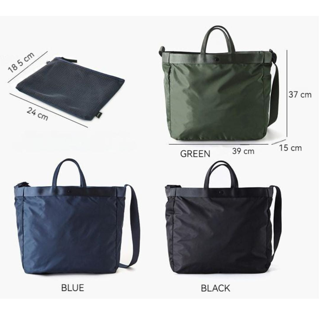 Pure Color Large Capacity Shopping Bag