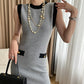 Color Block Knitted Dress