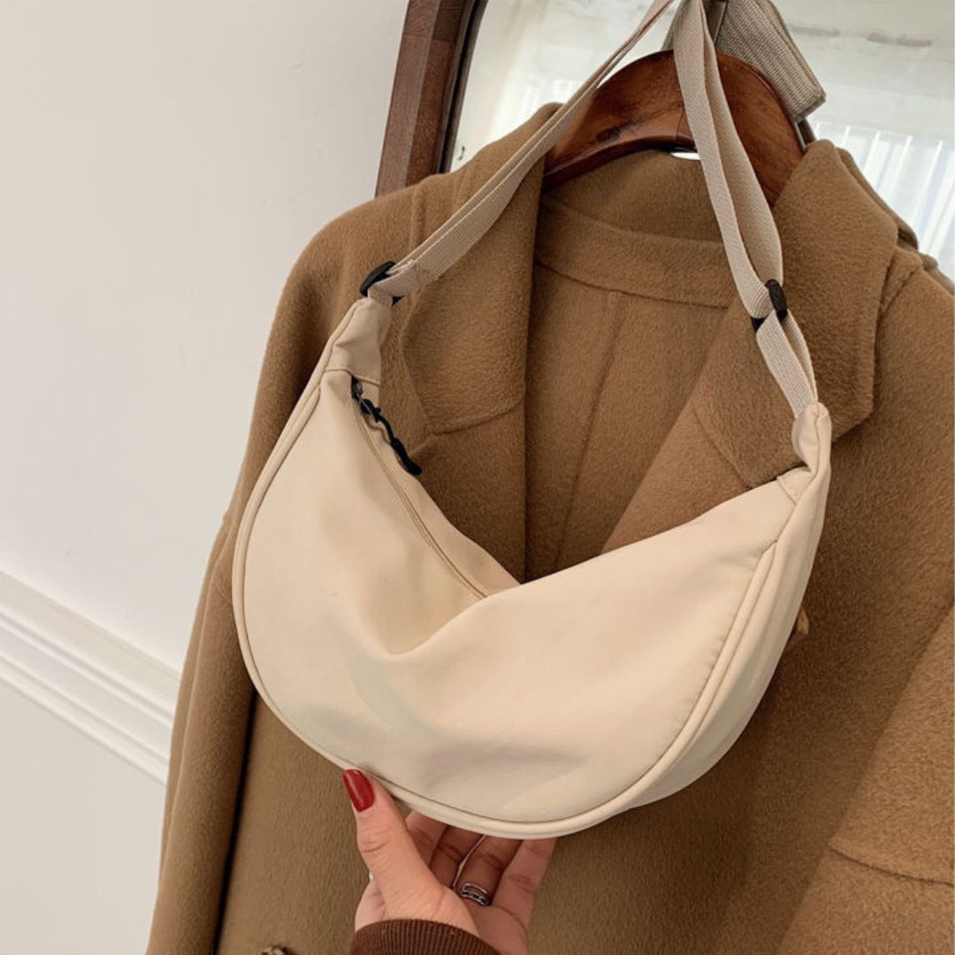 Simple Nylon Hobo Bag