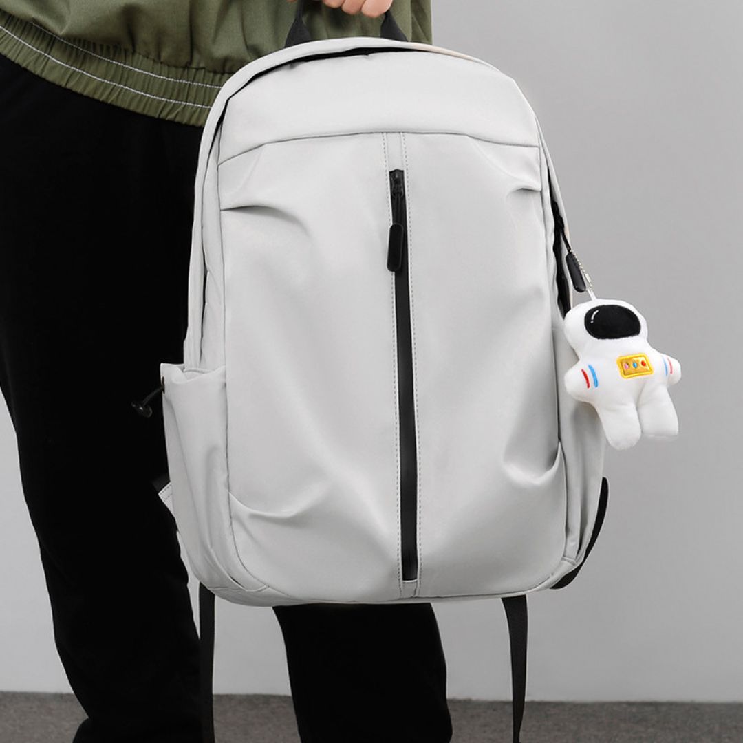Fashion Men and Women Solid Color Backpack
