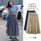 Vintage Pleated Full Skirt