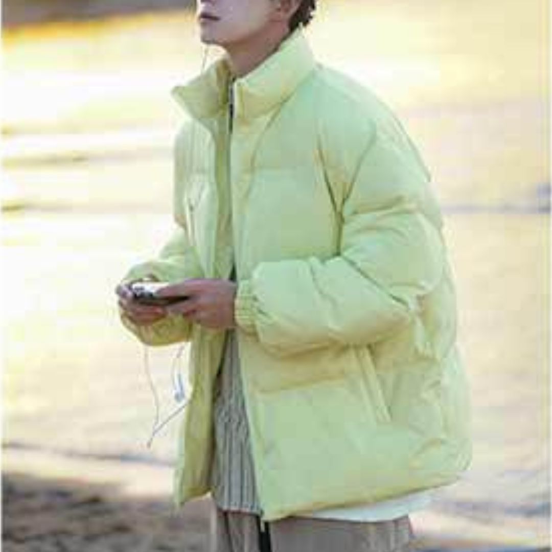 Stand Collar Loose Thick Cotton Jacket