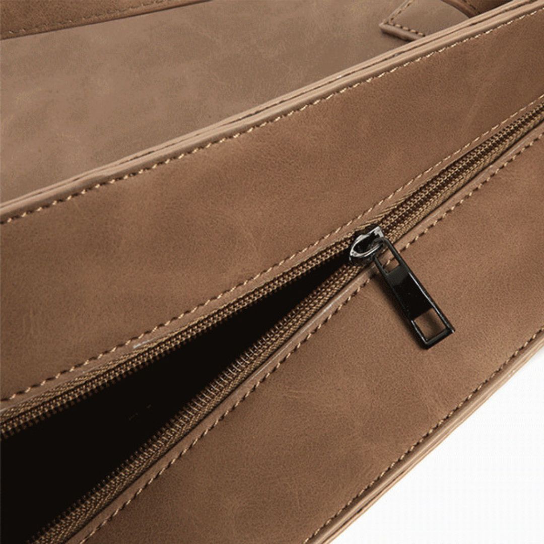 Leather 3 Ways Briefcase