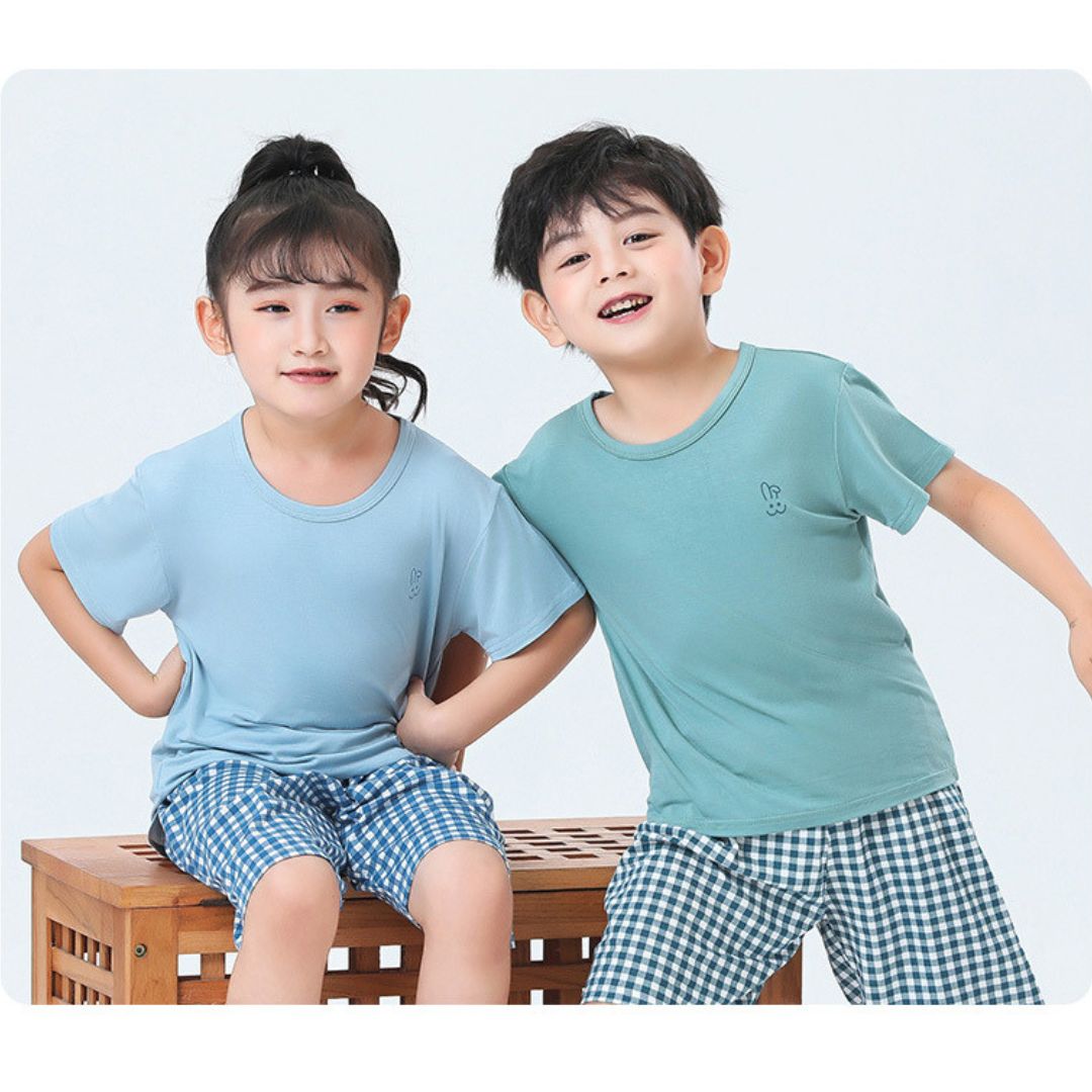 Parent Child Thin Short Sleeve Loungewear