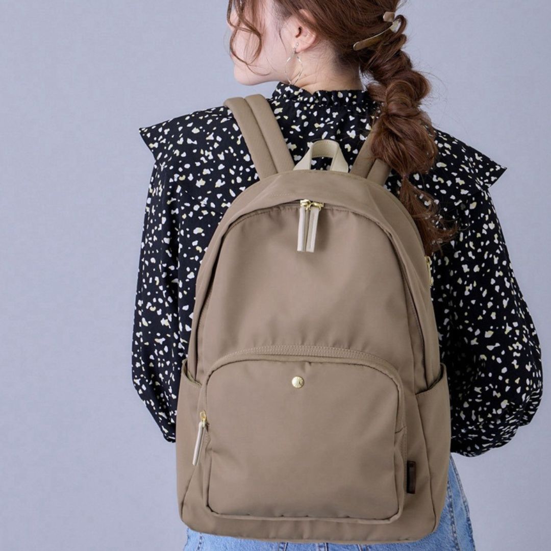 Solid Color Simple Backpack