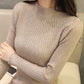 Knitted Turtleneck Long Sleeve Top