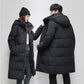 Mid-length Hooded Cotton Coat