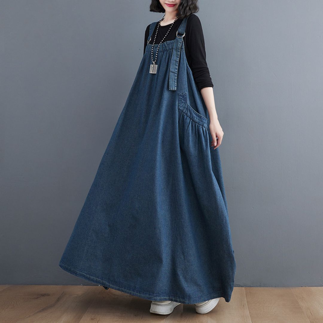 Vintage Loose Denim Dress