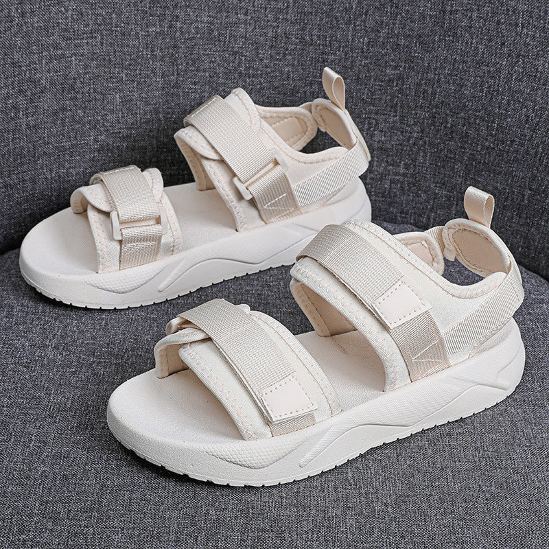 Trendy Velcro Thick Sole Sandals