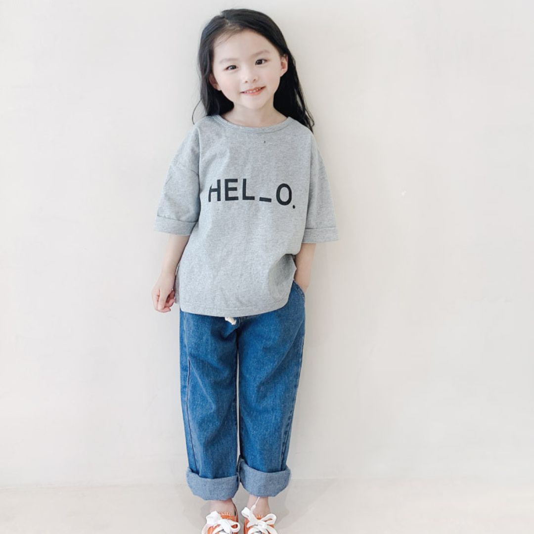 日系兒童HEL_O.短袖T-shirt