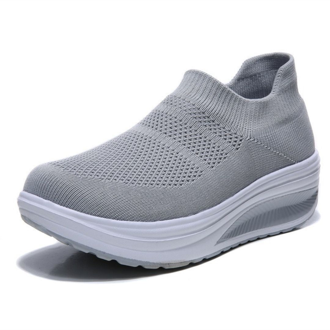 Thick-Soled Flyknit Sneakers