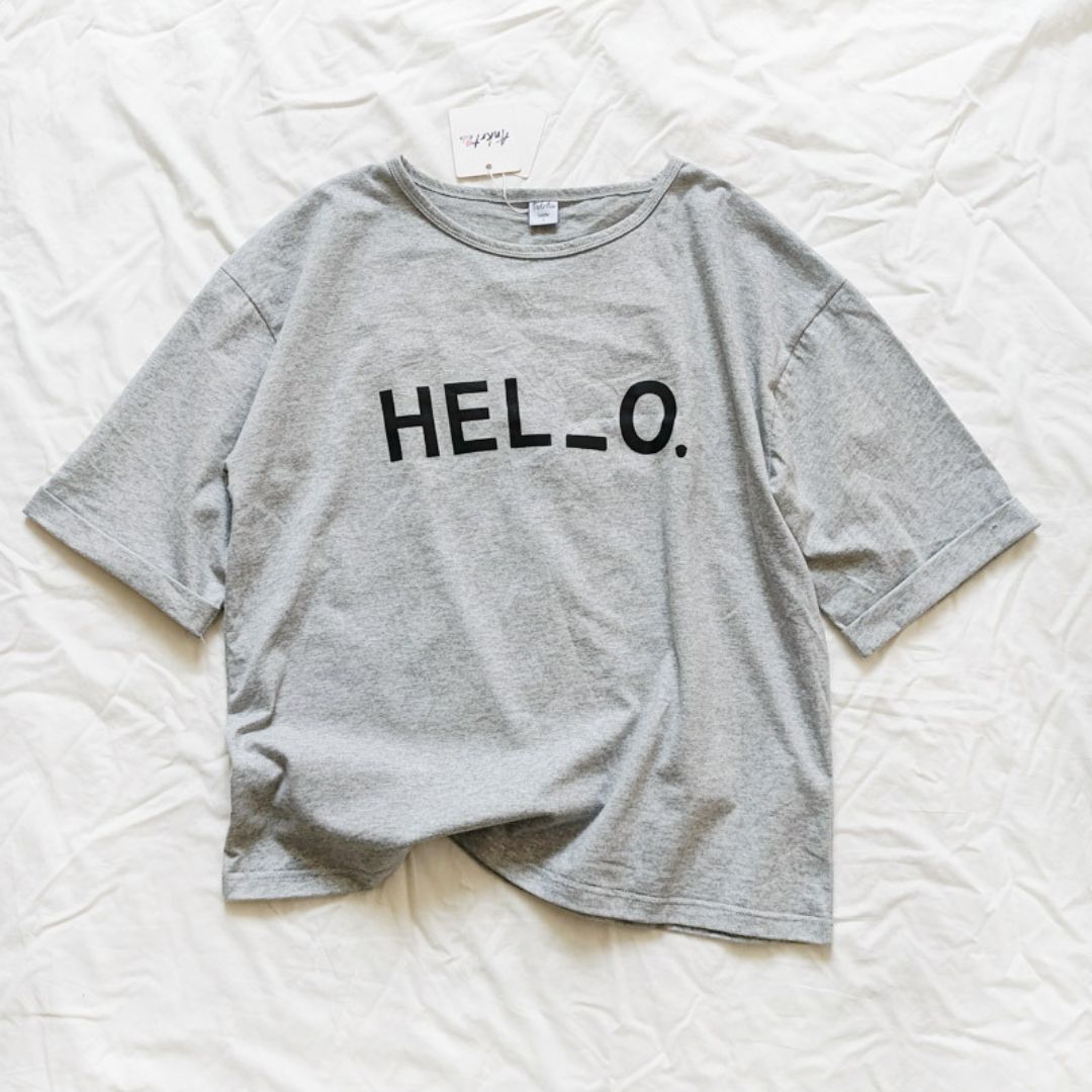 子供HEL_O.半袖Tシャツ