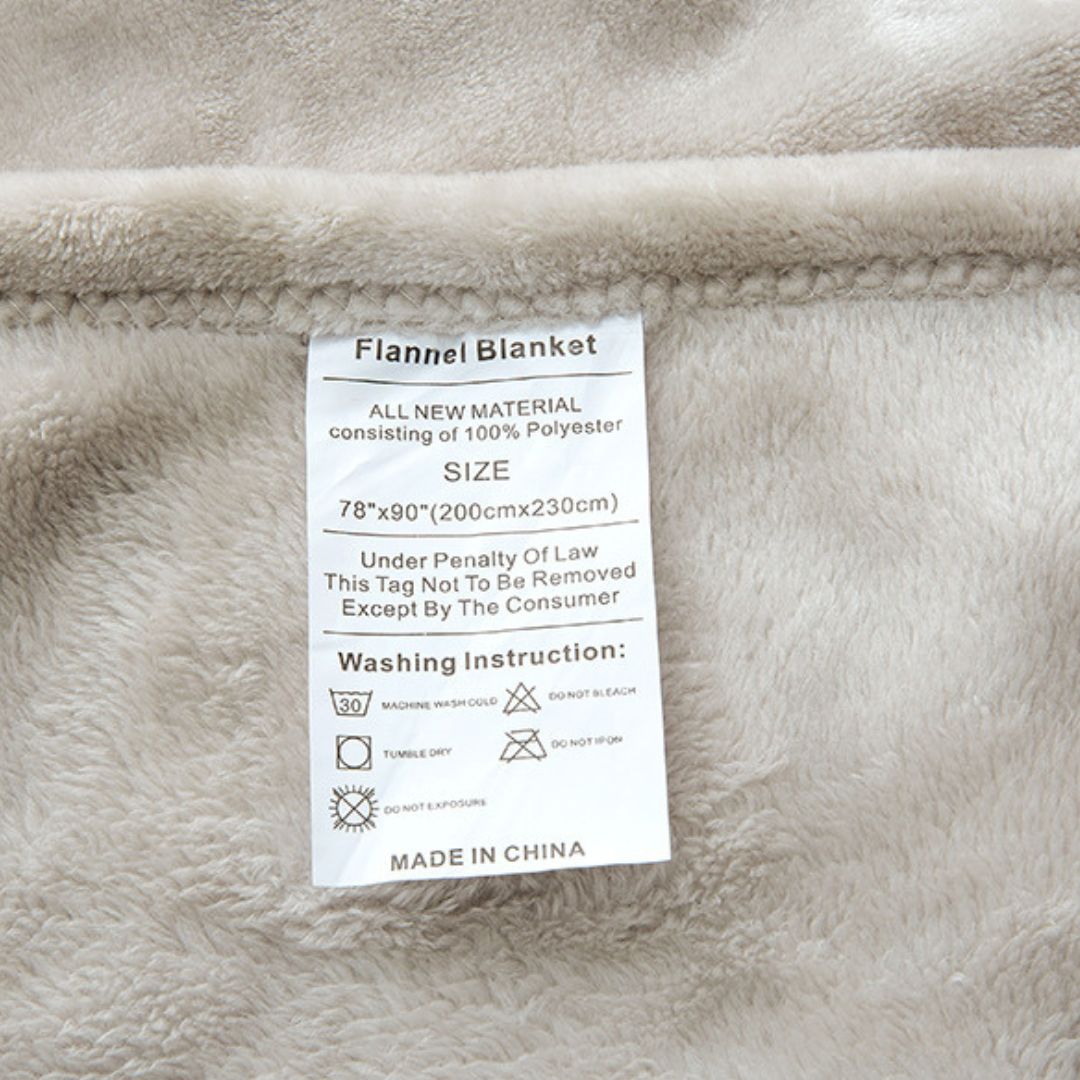 Solid Flannel Blanket