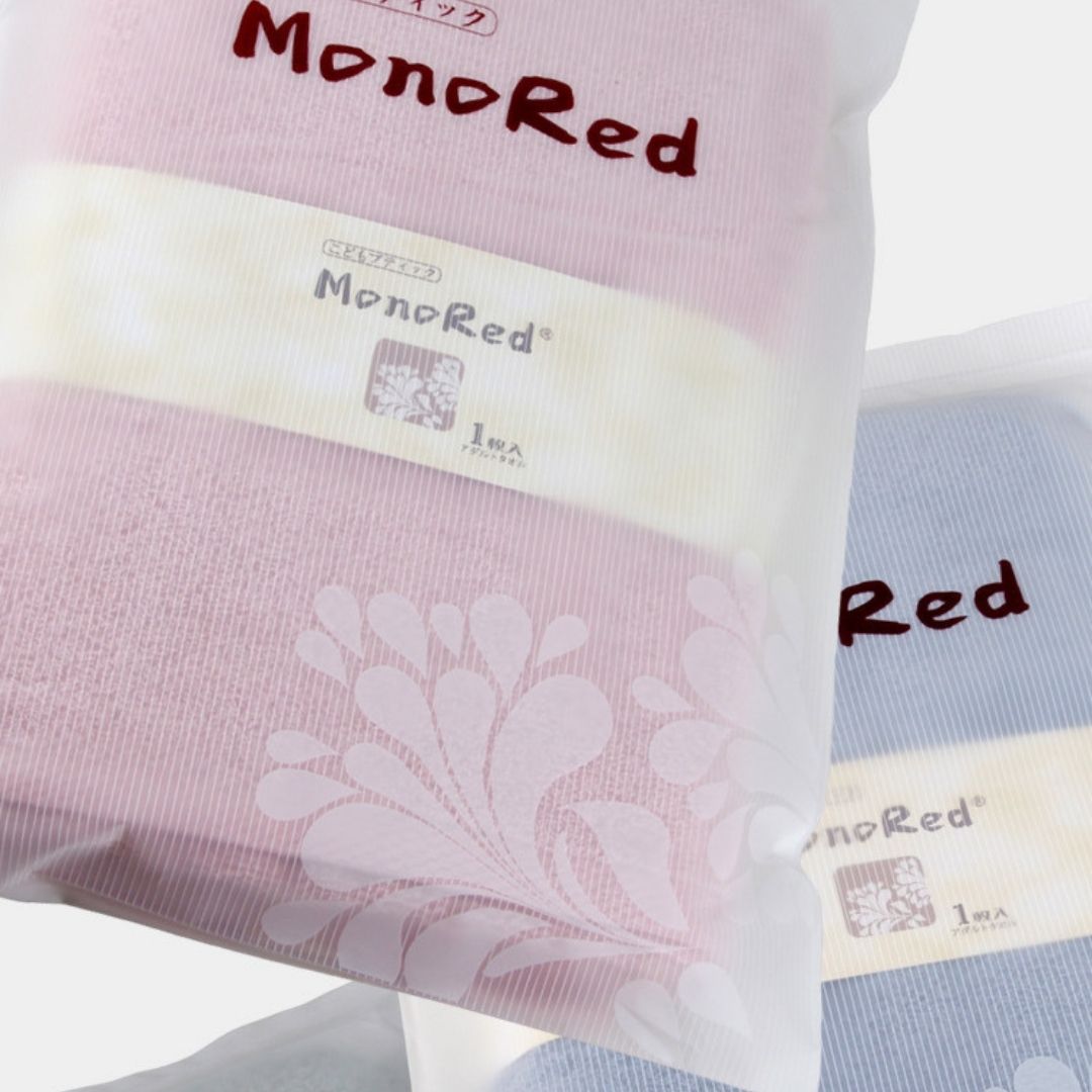 日系Mono Red純棉浴巾
