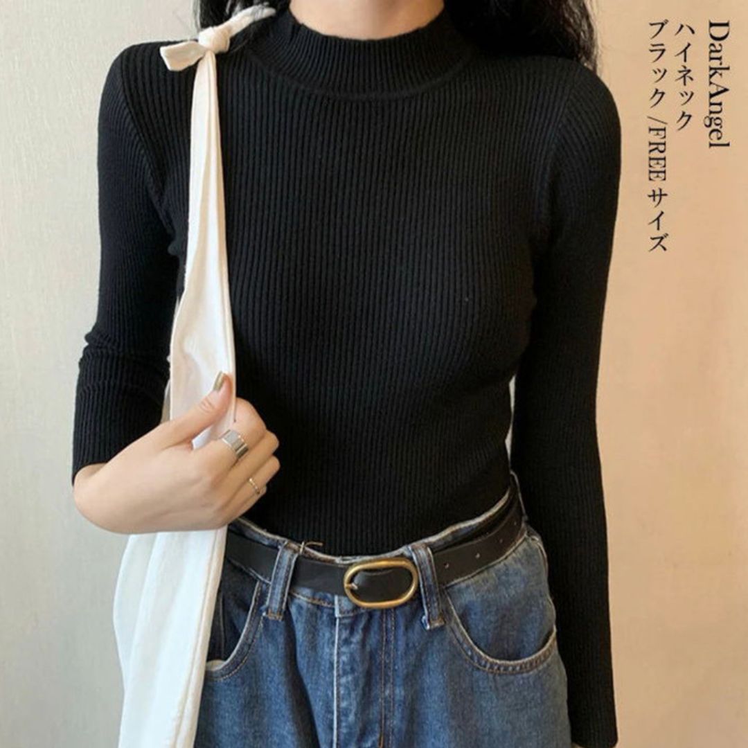 Ribbed-details Knit Top