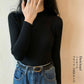 Ribbed-details Knit Top