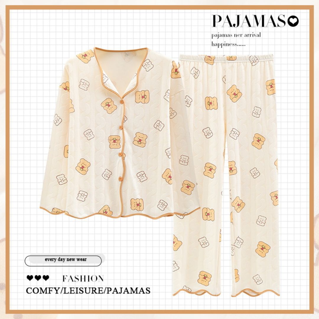 Refreshing Cotton Pajamas Set