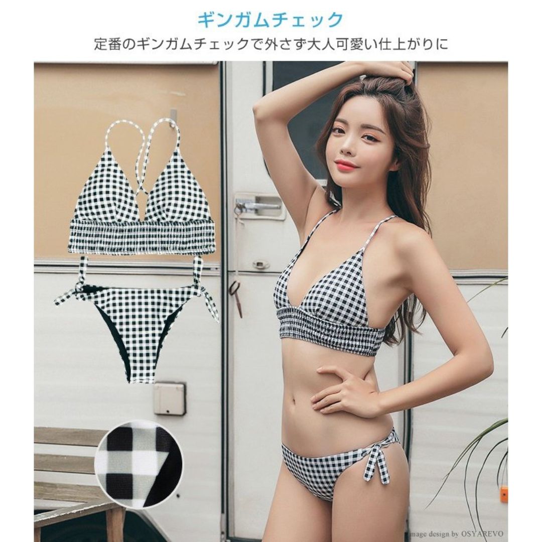 日本褶皺比基尼泳裝